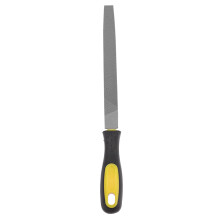 Metal Flat File for Sharpening and Grinding, Compact Precision Size with Comfortable Ergonomic Grip, Random Color