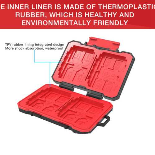 3X Desiontal Waterproof  Card Holder Large Capacity SIM//MSD/CF Card Case for ////