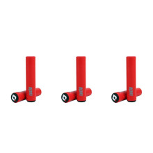 3X ODI MTB Bicycle Grip Silicone Handlebar Grips Shock-Absorbing Soft Mountain Bicycle Grip Bike Accessories Red