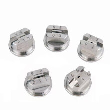 Stainless Steel Flat Fan Spray Nozzle 15 0.91mm Orifice Precision Flow Control Set of 5