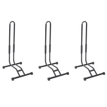 3X Bike Stand Bicycle Floor Parking Rack Storage Stand with Sponge Pad Black Bike Holder Bicycle Accessories