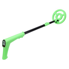 Metal Detector with Adjustable Shaft and Clear LCD Display, 6 Inch Coil for Beginner Treasure Hunting