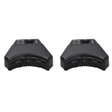 2X Gitaar Pickup Houten Gitaar Klankgat Pickup Board Dubbele Pickup Resonantie/Anti-Howl/BT Geen Punching Gitaar Pickup