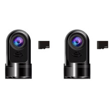 2X 1080P HD 360 Rotating ADAS Dashcam, Car Dash Camera with 32GB Card, 24H Parking Mode/Night Vision
