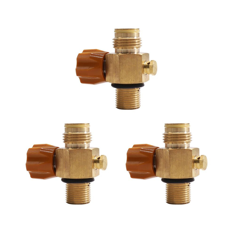 3X Co2 Tank Adapter,G1/2 14 M18x1.5 Refill Co2 Valve Adapter Thread Converter Co2 Tank Adapter Converter 6032982466905