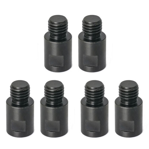 6Pcs M14 to 5/8 Inch-11 Adapter Angle Grinder Thread Converter Adapter Shaft Connector for Diamond Core Drill Bits