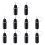 40Pcs Precision Tip Applicator Bottles Black Metal Needle Plastic Bottle 10ML Precision Tip Applicator Bottles 2