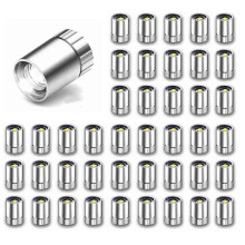 72 Pezzi di Luci In Miniatura per Casa Delle Bambole, Luci LED In Miniatura per Artigianato, Faretti A Batteria (Bianco Freddo)