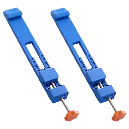 Adjustable Cutting Machine Base Guide,Electric Circular Saw Milling Positioning Clamp, Precision Wood Cutting Guide 2Set 1