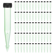 Confezione da 150 Tubi per Acqua Floreale, Tubi Floreali In Plastica da 4 Pollici/10 cm con Tappi In Gomma per Fiori