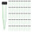 150-Pack Blomvattenrör, 4 Tum/10 cm Plastblommrör med Gummilock för Blomma 1