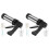 2X Churrera Churro Maker Machine RVS Churro Maker Kit met 3 Verschillende Tips, Spuitmond Hol 1