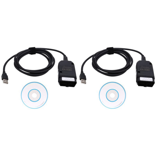 2X Car Detector HEX-V2 VCDS 24.5 ATMEGA162 5054 USB 2.0 Interface for     1996-2017 English Version