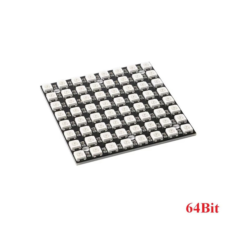 2X Ws2812 Led 5050 Rgb 8X8 Led Matrix Ws2812b 8X8 64-Bit Full Color 5050 Rgb Led Lamp Panel Light 6031929476632