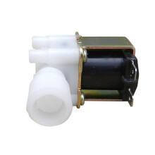 6X 12V 1/2Tum N/C Plast Elektrisk Magnetventil Magnetisk Vattenluft Normalt Stängd