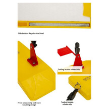 2X Boat Fishing Side Planer Board Inset Planer Board Trolling Board Planer Fishing Trolling Diving Board Right