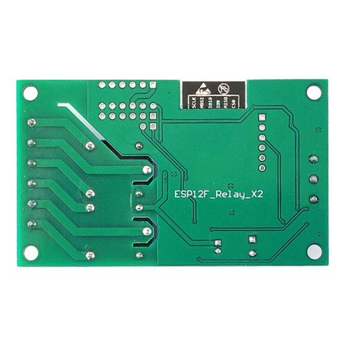 2X ESP8266 ESP-12F WIFI Relay Module 2CH 5V/8-80V Relay  Develop Board for  IDE 1