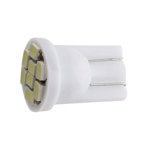 30X T10 194 168 Lamp Bulb 8 LED White for Car