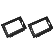 2X 2Din 10.1 Inch Radio Fascia for JAC Refine S3 13-16 DVD Stereo Frame Plate Adapter Mounting Dash Installation Bezel