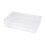 4X Plastic File Organizer Transparent Square Storage Box A4 Storage Box File Storage Box L 3
