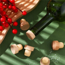 Wine Bottle Corks T Shaped Cork Plugs for Wine Cork Wine Stopper Reusable Wine Corks Wooden and Rubber (240 Pieces)