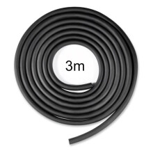 3X Tuyau de Tube En Caoutchouc Latex Naturel Haute élasticité de 3 Mètres de Long Utilisé 6 x 9 mm