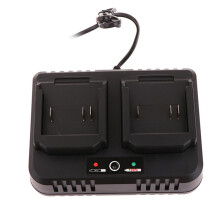 2X Caricabatteria Biposto Sostitutivo per Trapano Elettrico Smerigliatrice Agli Ioni di Litio BL1815 BL1830 BL1840 BL1860 da 18 V e 21 V, Spina UE