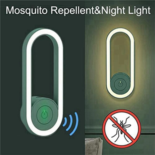 5X Frequency Conversion with LED Sleeping Light Silent with Automatic Induction Light, Save Humans/Pet Safe US Plug 1