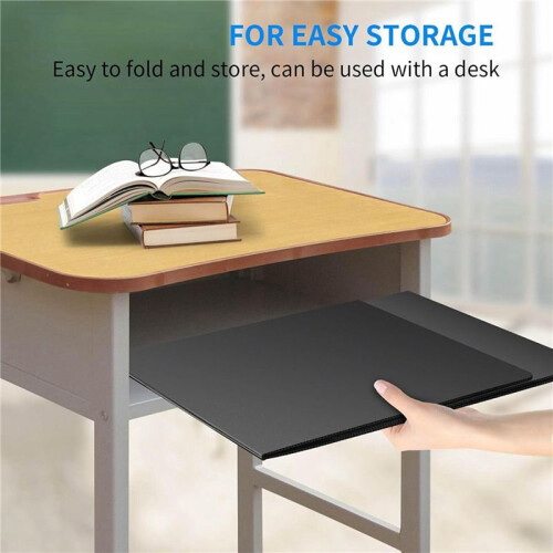 24 Pack Desk Dividers for Students, Waterproof Plastic Study Carrel Divider, Privacy Classroom Shield Black