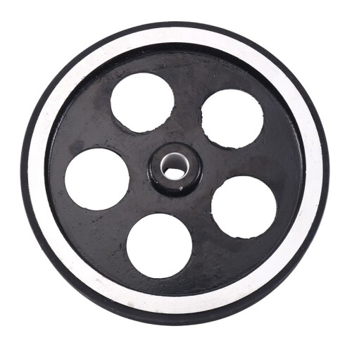 2X Roue de Mètre D'Encodeur de Mesure En Caoutchouc En Aluminium Industriel de 300mmx8mm pour L'Encodeur Industriel 2