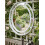 White Shabby Chic Oval Mirror 48.5x58.5x3CM 1