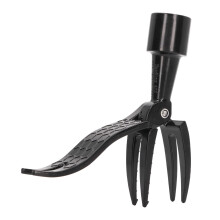 Stand Up Weed Puller with 4 Claws, Ergonomic Aluminum Manual Weed Removal Tool for Easy Weeding