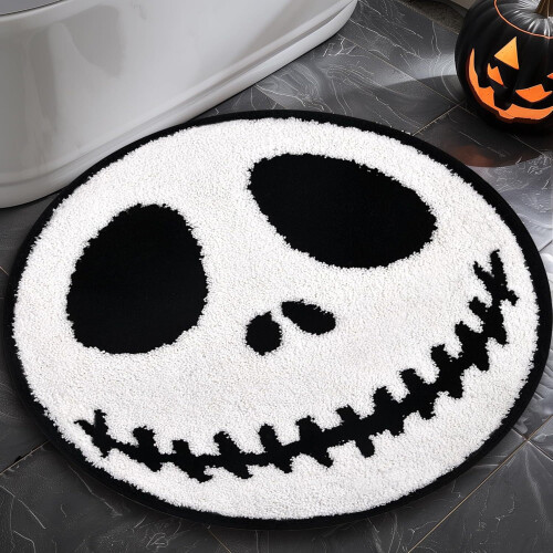 Round Halloween Non-slip Bath Mat 1