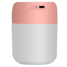 Umidificatore D'Aria 220ML Aroma Diffusore di Olio Essenziale Super Silenzioso USB Fogger Mist Maker per Auto da Casa Rosa