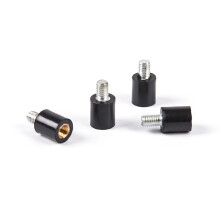 4 StüCk Kreuzung Maschine für FPV F3 / F4 / F7 Flug Steuerung Installation StoßFeste M3 Schraube Stoß DäMpfung Gummi SäUle