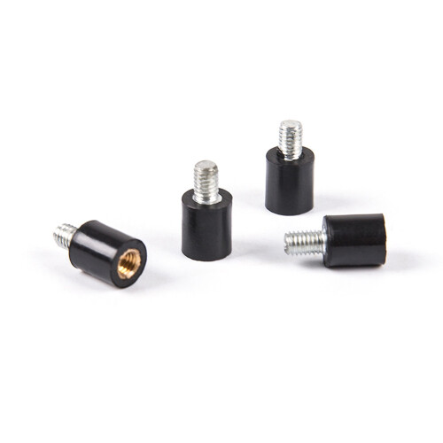 4PCS Crossing Machine for FPV F3/F4/F7 Flight Control Installation Shockproof M3 Screw Shock Absorption Rubber Pillar