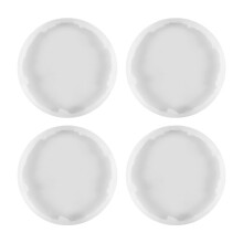 4 Pack Untersetzer Formen, Epoxid Harz Untersetzer Silikon Formen zum GießEn, Achat Untersetzer Form, Schalen Formen, Untersetzer Set
