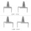 1 Pack Silver Sneeze Guard Clamp Support Office Desk Partition Holder Adjustable Table Securing Screen Clip 1