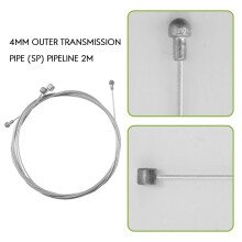 Draad voor Fietsversnellingen Derailleur Remkabels Kabelbuis 4mm/5mm Racefiets Versnelling Remkabelleiding Groen