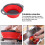 Red Collapsible Kitchen Colander Silicone Strainer Dishwasher Safe Approved 9