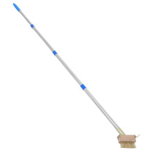 Weeding Brush with Long Reach Handle, MultiRod Head for Patio and Driveway Cracks, Durable Design