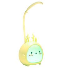 Cartoon Table Light Eye-Protection Cute Desk Light Reading Lamp USB Rechargeable Bedroom Children Table Light,Green Fawn