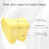 Car Accessories Cushion Auto   Support Neck Protector Automobiles  Neck Rest Memory Cotton-White 7