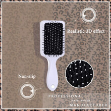 Leopard Print Hair Brushes,Hair Detangling Brush Anti Static Massage Comb Hair Brush for All Hair Types