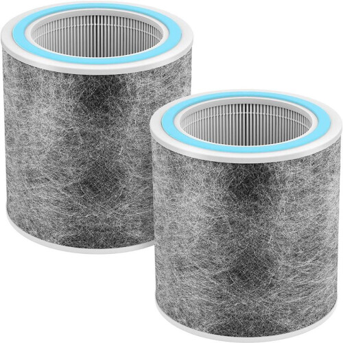2PCS HEPA Filters for  HP102 Clean Sense Replacement Filter 2
