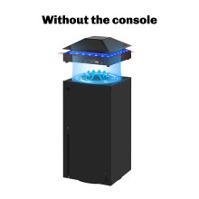 For  Series X Game Console Cooling Fan Top Dust Proof Cover 3 Speed Adjustable Fan Cooling System RGB 2 USB