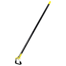 Garden Hoe DualEnd Hand Weeding Tool with Ergonomic Metal Grip for Lawn Care and Soil Loosening