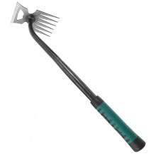 Garden Weeder Tool Stainless Steel Hand Weed Puller with Ergonomic Grip for Lawn and Garden