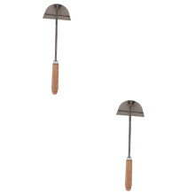 2pcs Garden Hoe Set with Ergonomic Wooden Handle, Lightweight Handheld Tool for Planting and Weeding