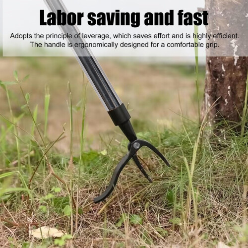 Weed Puller Tool Stand Up Weeder with Ergonomic Long Handle for Efficient Root Removal in Garden 2